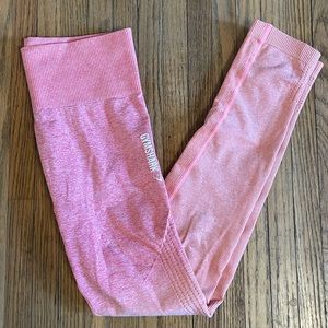 GYMSHARK | Women’s Ombré Seamless Leggings High-Waisted in Pink Size Small